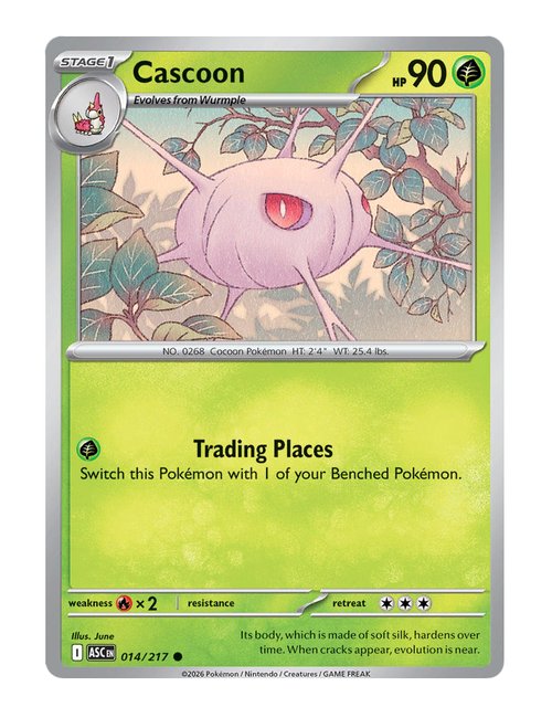 Cascoon #014/217 Reverse Holo - Ascended Heroes