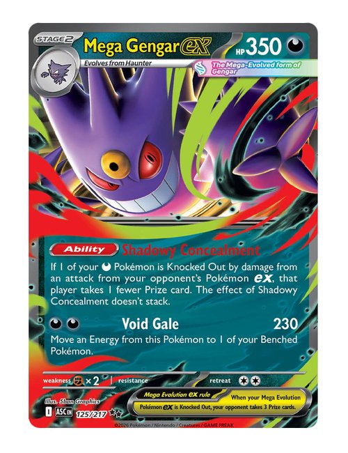 Mega Gengar ex #125/217 - Ascended Heroes