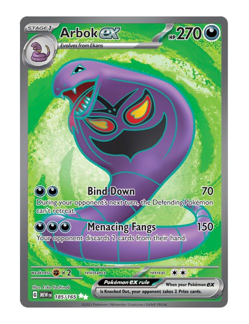 Arbok ex #185/165 - 151