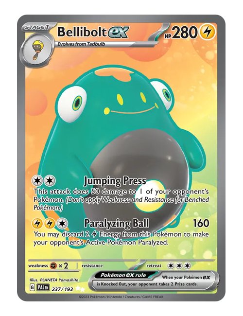Bellibolt ex #237/193 - Paldea Evolved
