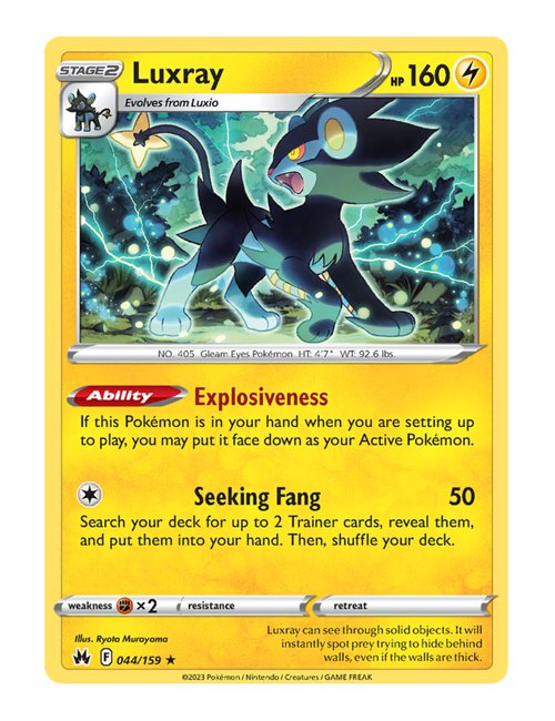 Luxray #44/160 - Crown Zenith