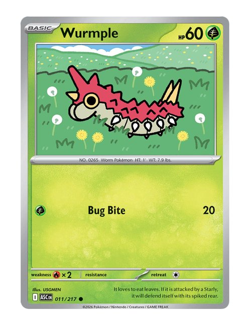 Wurmple #011/217 - Ascended Heroes
