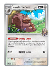 Arven's Greedent #159/182 Holo - Destined Rivals