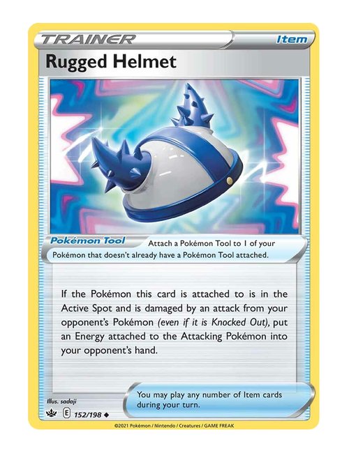Rugged Helmet #152/198 - Reverse Holo Chilling Reign