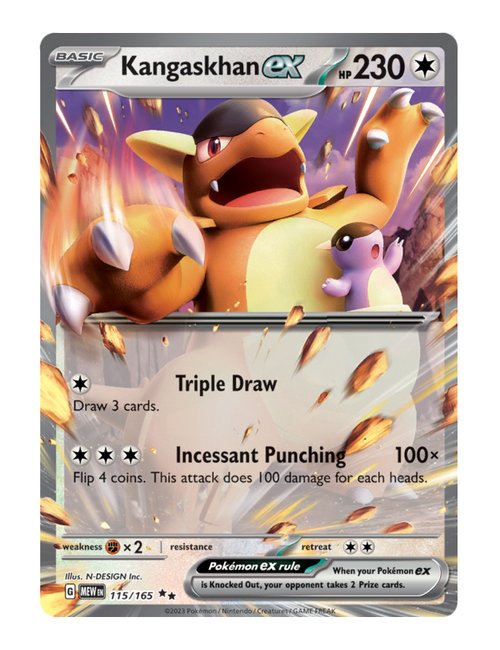 Kangaskhan ex  #115/165 - 151