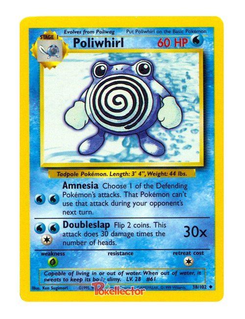 Poliwhirl #38/102 - Base Set