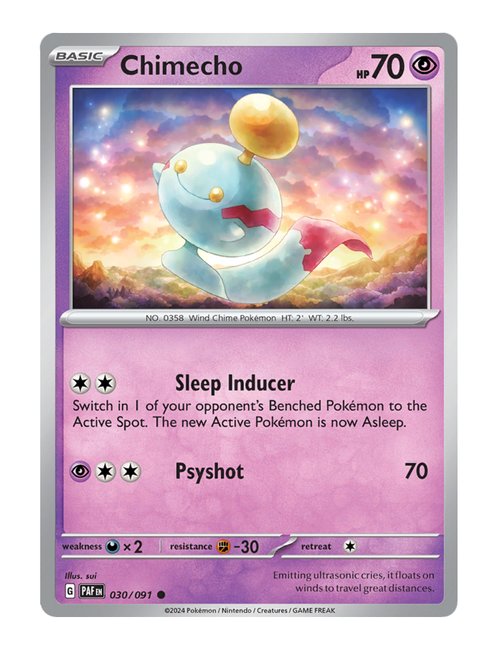 Chimecho #030/091 - Paldean Fates