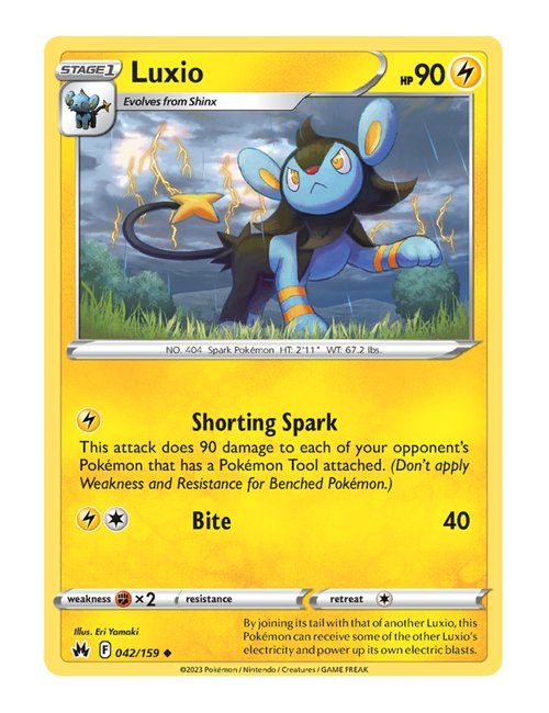 Luxio #42/160 - Crown Zenith
