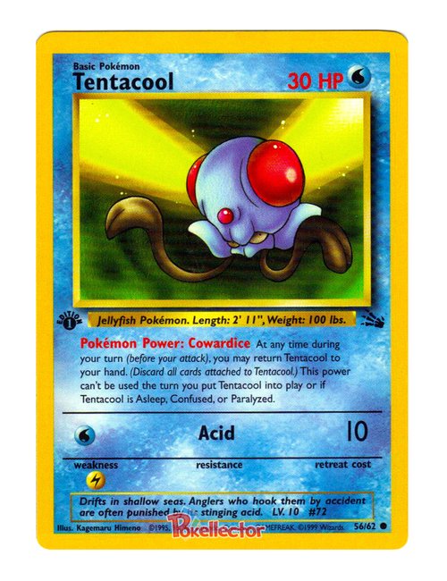 Tentacool #56/062 - Fossil