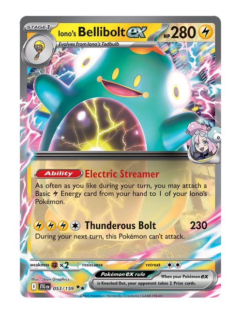 Iono's Bellibolt ex #053/159 - Journey Together