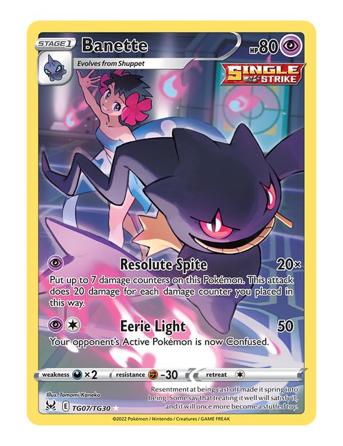 Banette #TG07/196 - Lost Origin