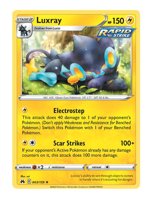 Luxray #43/160 - Crown Zenith