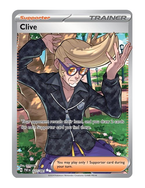 Clive #227/091 - Paldean Fates