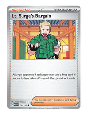 Lt. Surge's Bargain #120/175 Reverse Holo - Mega Evolution