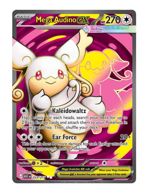 Mega Audino ex #253/217 - Ascended Heroes