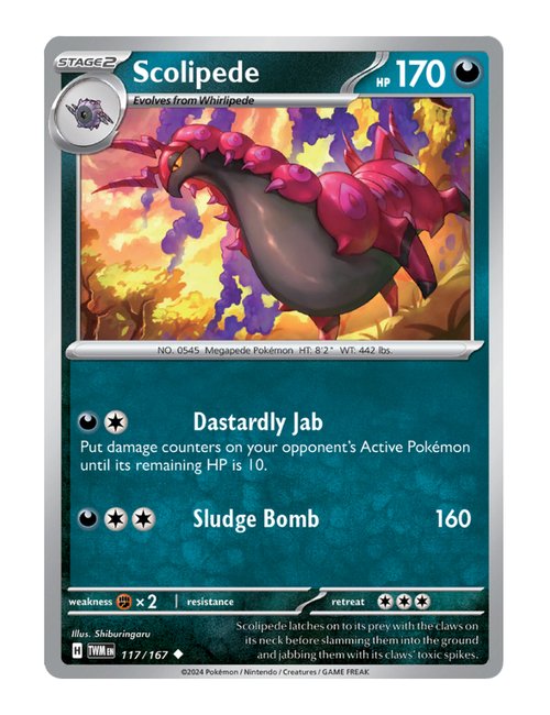 Scolipede #117/167 - Twilight Masquerade