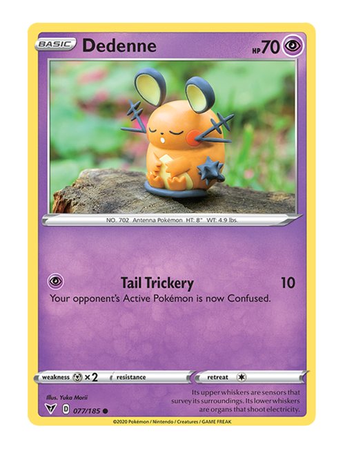Dedenne #077/185 Reverse Holo - Vivid Voltage