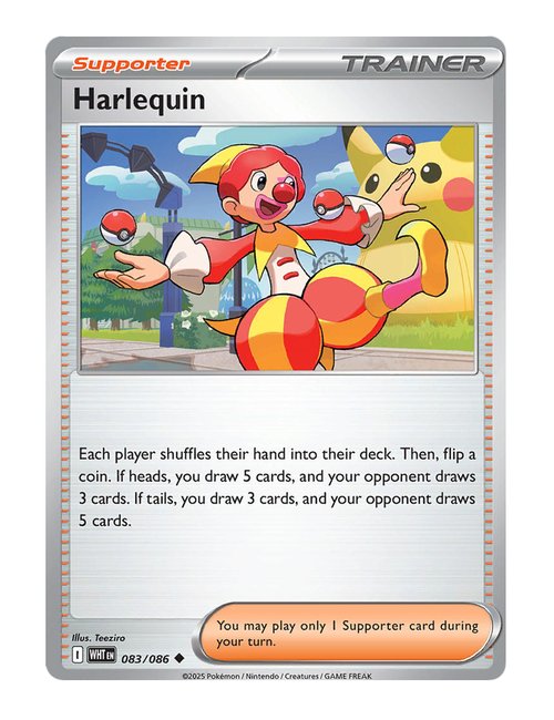 Harlequin #083/130 - White Flare