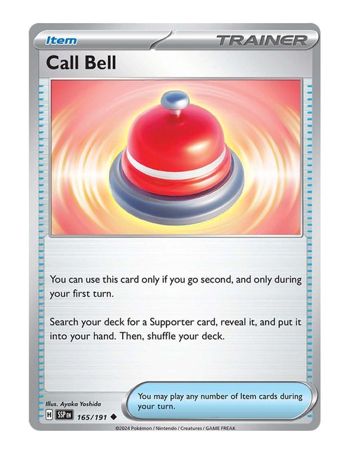 Call Bell #165/191 Reverse Holo - Surging Sparks