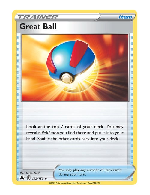 Great Ball #132/160 - Crown Zenith
