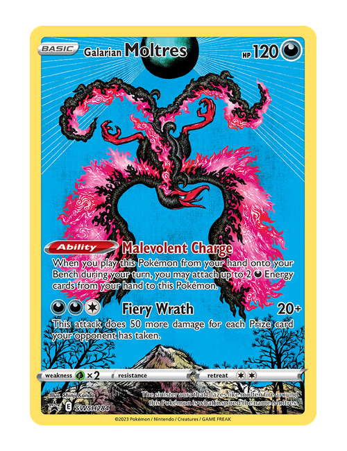 Galarian Moltres V #SWSH284 - SWSH Black Star Promos