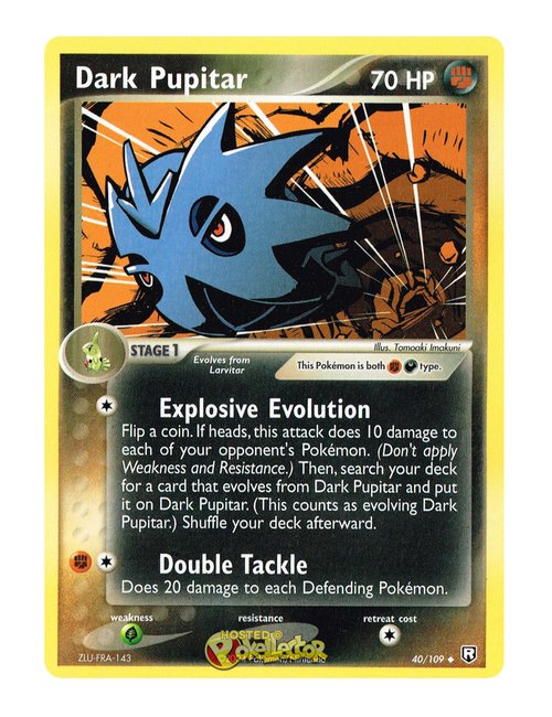 Dark Pupitar #40/109 - Team Rocket Returns