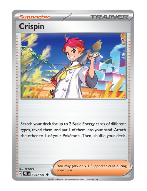 Crispin #105/181 Reverse Holo - Prismatic Evolutions