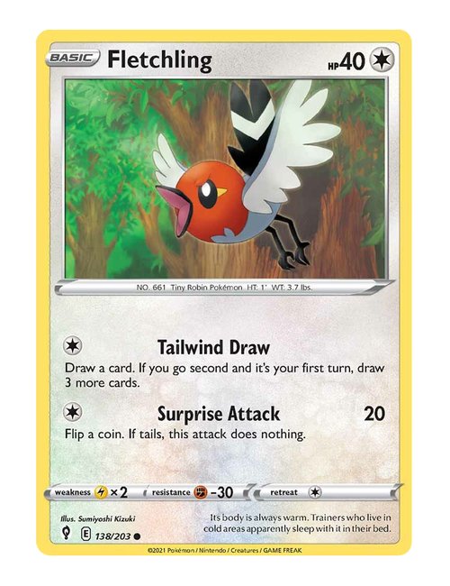 Fletchling #138/203 - Evolving Skies