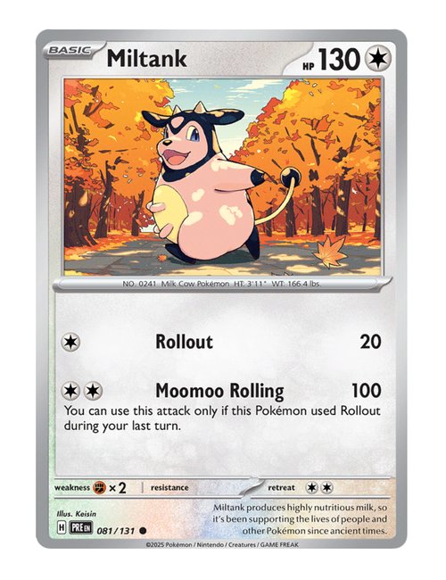 Miltank #081/181 Reverse Holo - Prismatic Evolutions