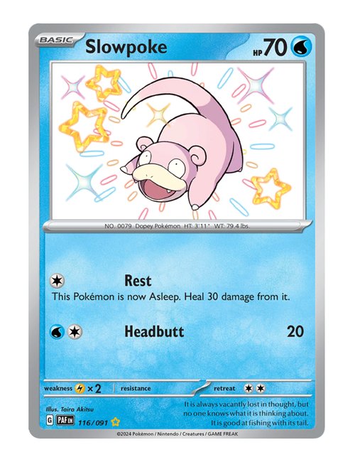 Slowpoke #116/091 - Paldean Fates