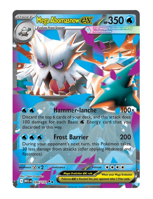 Mega Abomasnow ex #036/132 - Mega Evolution
