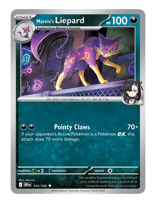 Marnie's Liepard #131 - Destined Rivals