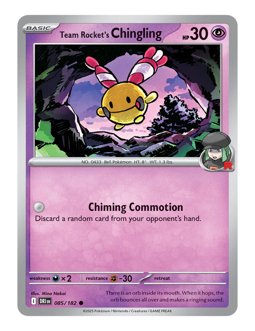 Team Rocket's Chingling #085 - Destined Rivals