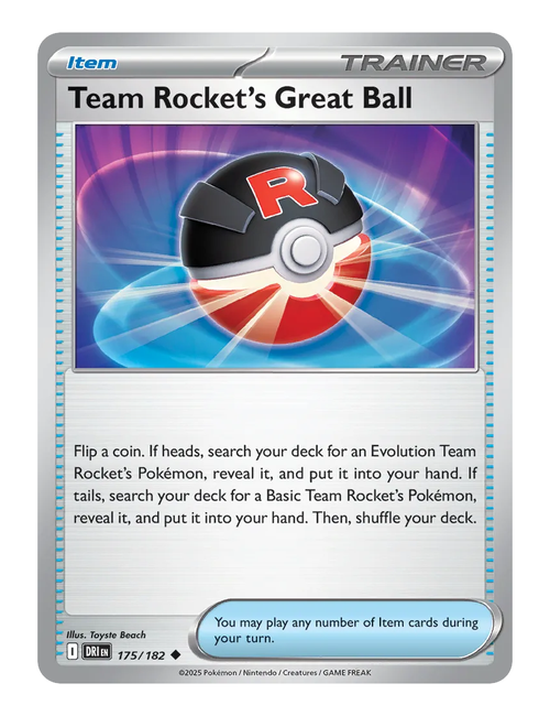 Team Rocket's Great Ball #175 - Destined Rivals
