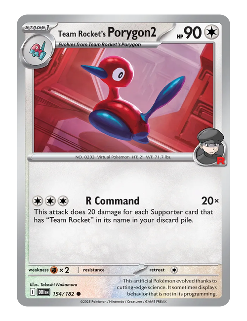 Team Rocket's Porygon2 #154 - Destined Rivals