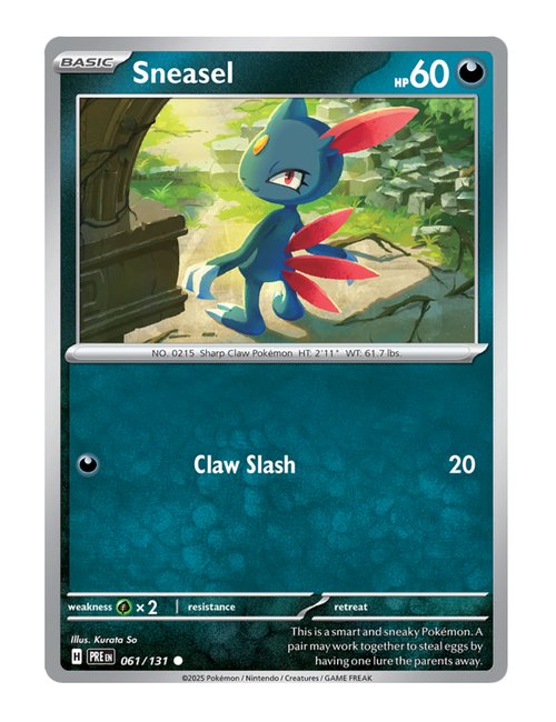 Sneasel #061/181 - Prismatic Evolutions