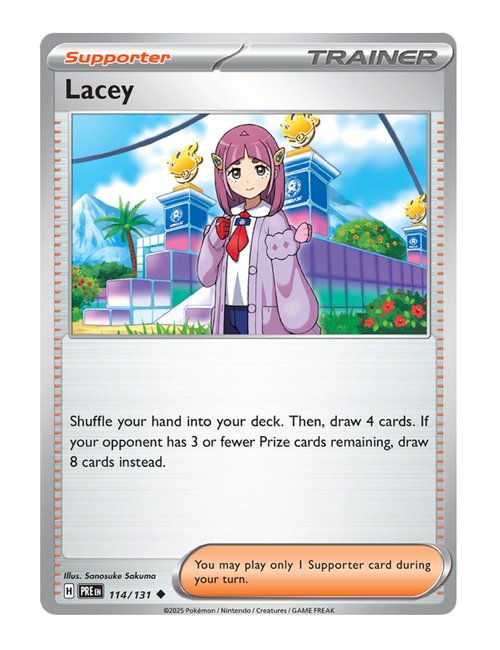 Lacey [Pokeball] #114/181 - Prismatic Evolutions