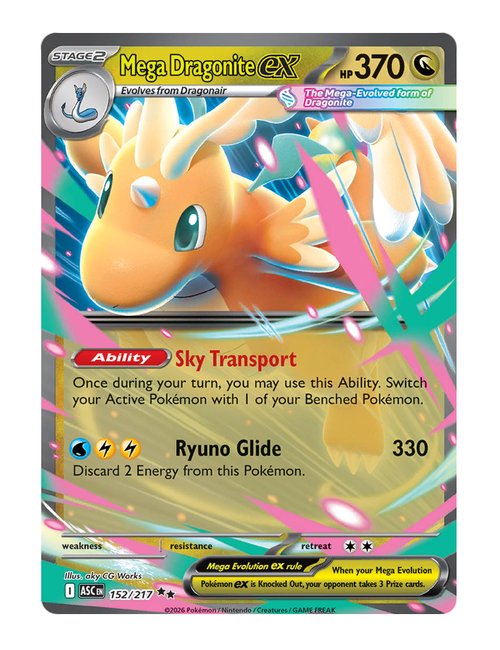 Mega Dragonite ex #152/217 - Ascended Heroes