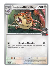 Team Rocket's Raticate #148/182 - Destined Rivals