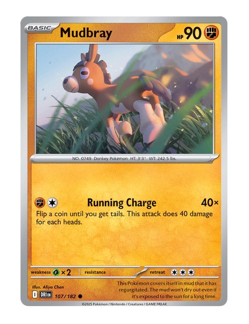 Mudbray #107/182 Reverse Holo - Destined Rivals
