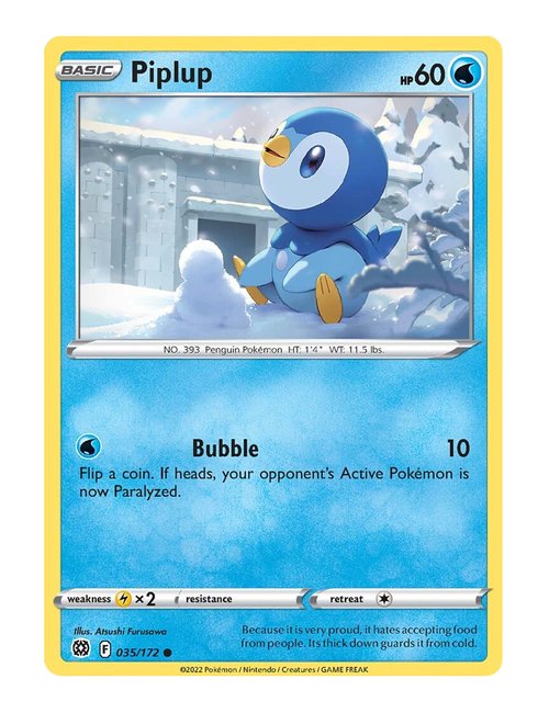 Piplup #35/172 - Brilliant Stars