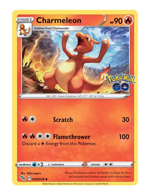 Charmeleon #009/071 - Pokemon GO