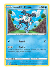 Galarian Mr. Mime #30/160 - Crown Zenith