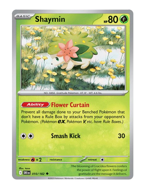 Shaymin #010/182 - Destined Rivals