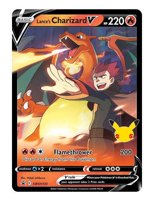 Lance's Charizard V #SWSH133/025 - Celebrations
