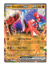 Koraidon ex #124/197 - Obsidian Flames