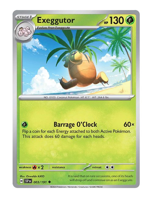 Exeggutor #3/191 - Surging Sparks