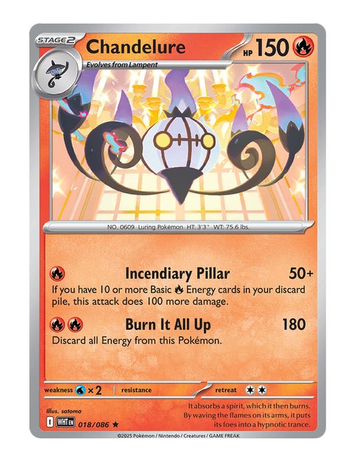 Chandelure #018/130 - White Flare