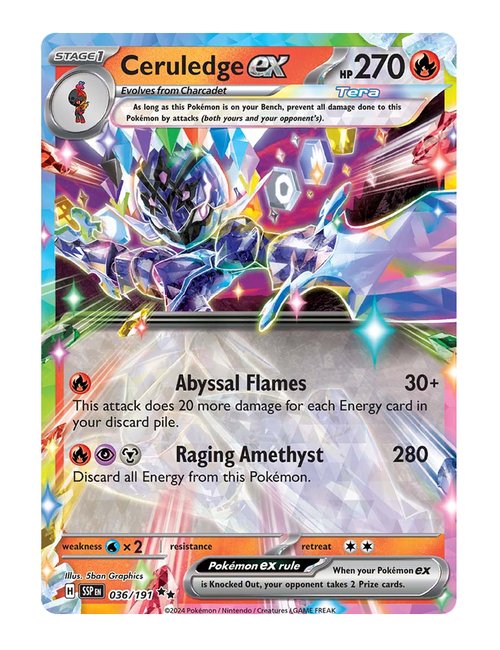 Ceruledge ex #36/191 - Surging Sparks