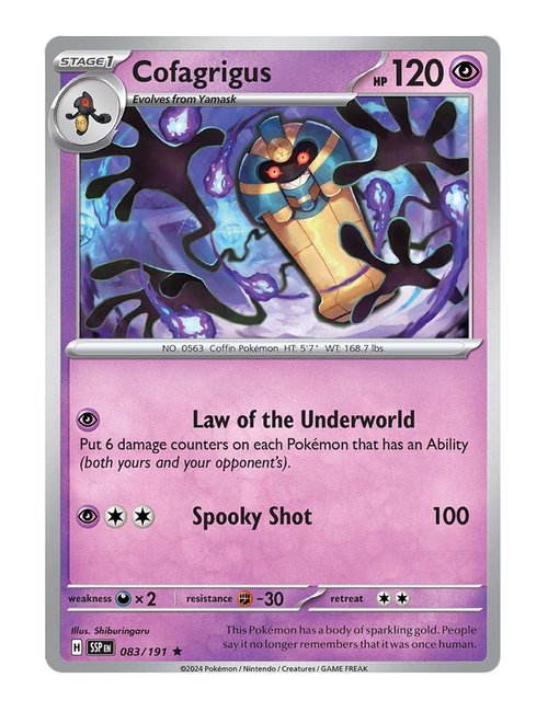 Cofagrigus #83/191 - Surging Sparks